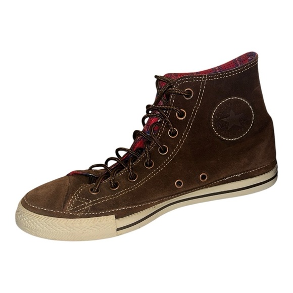 Converse All Star Chuck Taylor Leather High Tops Unisex Mens Size 8 Women-10 - Picture 1 of 7